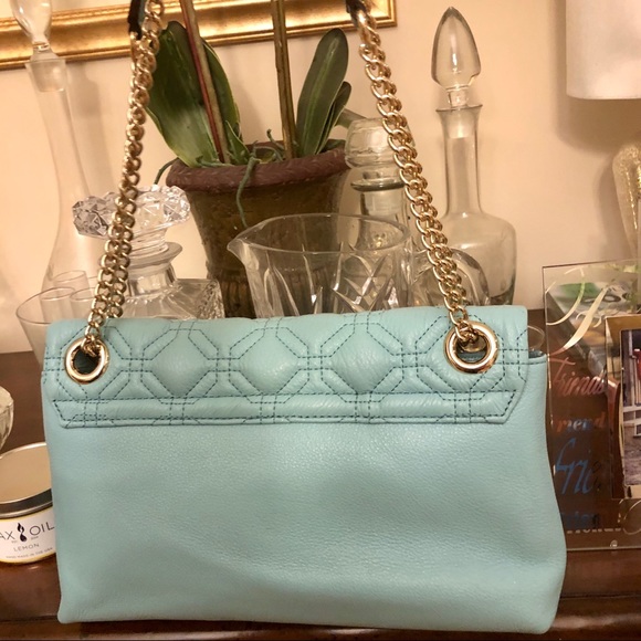 Kate Spade Shoulder Bag Quilted with Chain Shoulder Strap & Envelope Style. - Picture 5 of 13